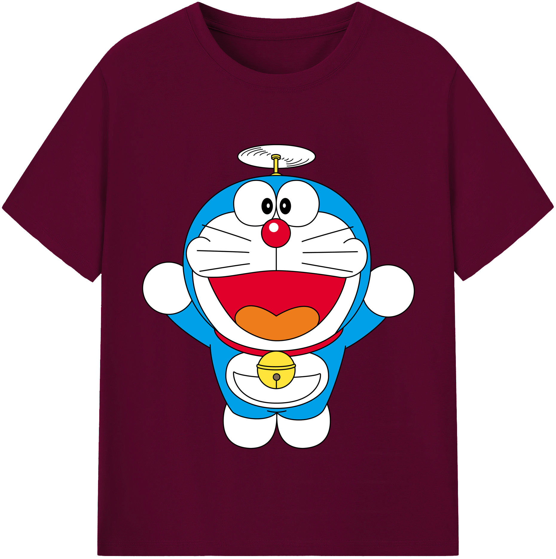 （画像用） ドラえもん Doraemon レディースカジュアルプリントTシャツ（綿100％）